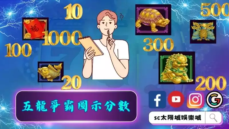 五龍爭霸圖示分數